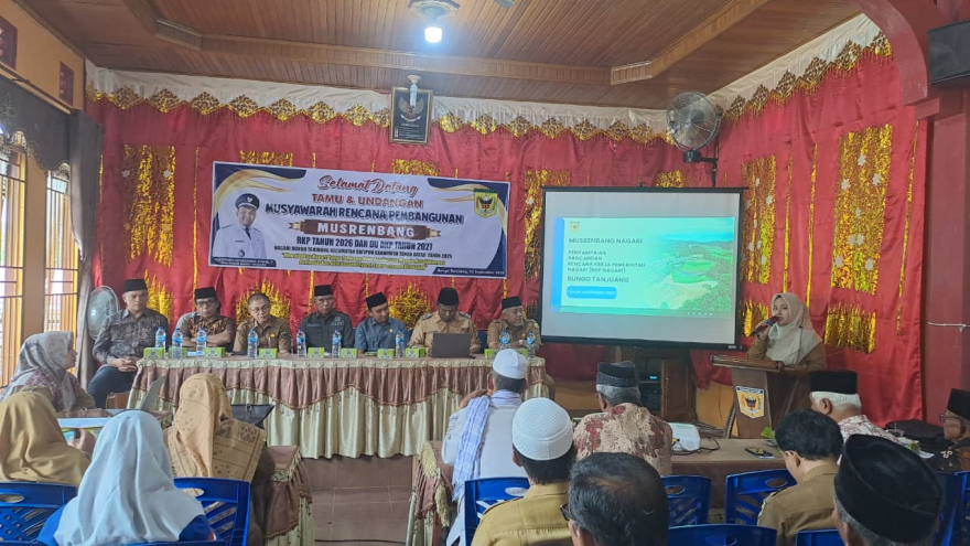 Musrenbang Nagari Bungo Tanjuang 2025 Sukses Digelar