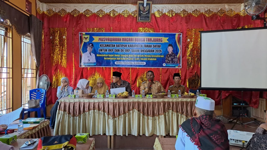 Pemerintahan Nagari Bungo Tanjuang Gelar Musyawarah RKP Tahun 2026 dan DU-RKP Tahun 2027